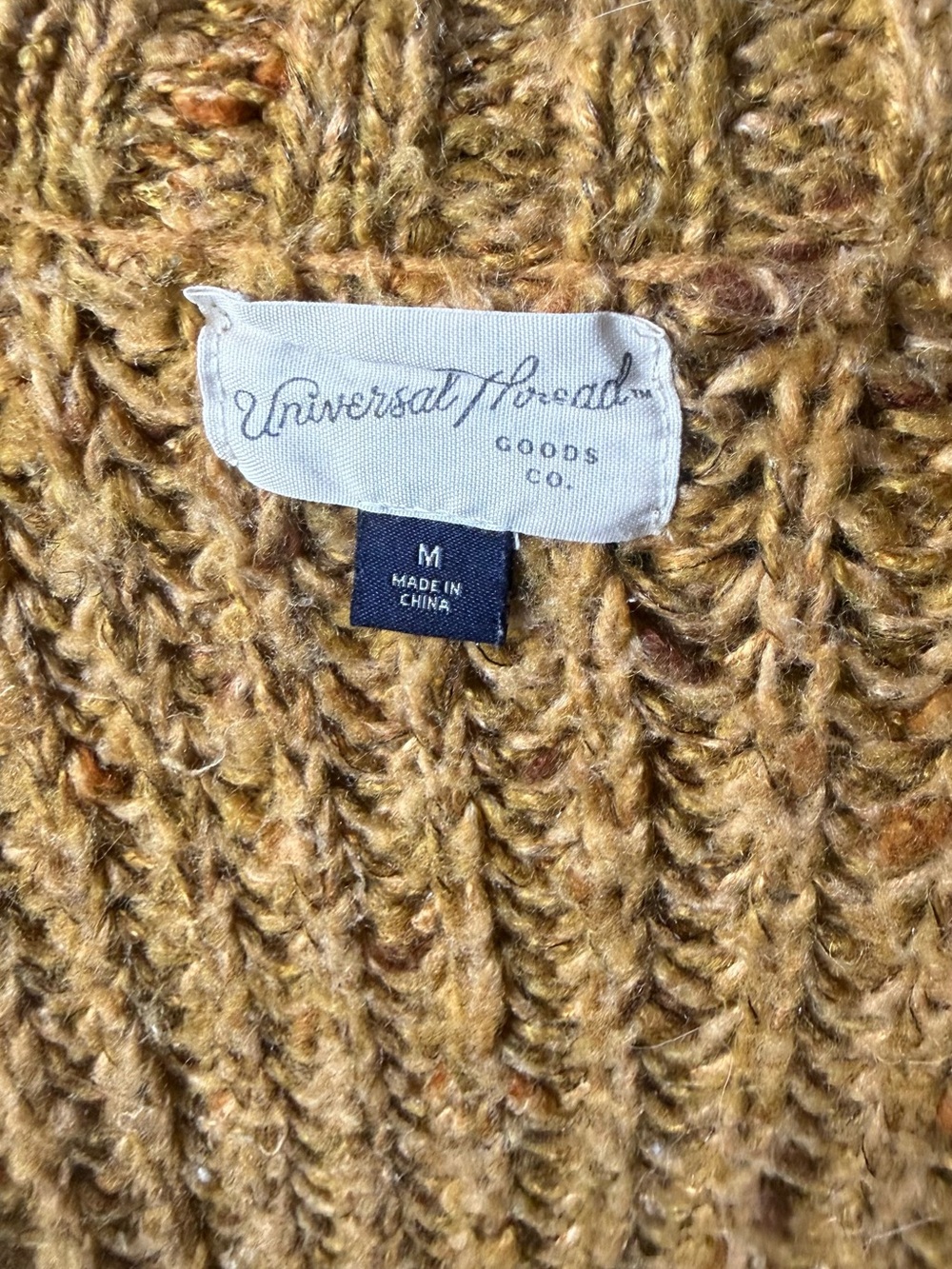 Universal Thread Chunky Mustard Crewneck Sweater - Picture 2 of 3